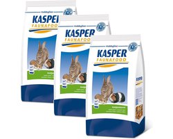 Kasper Faunafood Konijnenkorrel - Konijnenvoer - 3 x 4 kg