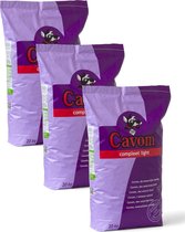 Cavom compleet light hondenvoer 3x 20 kg