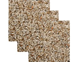 Vdl Aquariumgrind Calstone 1-2 Mm - Aquarium - Siergrind - 3 x 8 kg Bruin Wit
