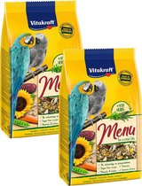 Vitakraft Perroquets Premium Menu - Nourriture pour oiseaux - 2 x 1 kg