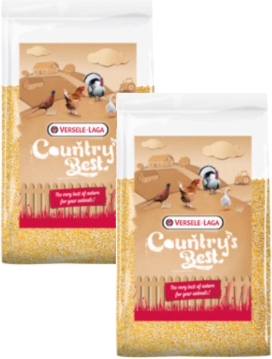 Versele-Laga Country`s Best Mais- Gebroken Mais 2 En 3 - Pluimveevoer - 2 x 18 kg