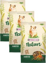 Versele-Laga Nature Hamster - Nourriture pour hamster - 3 x 2,3 kg