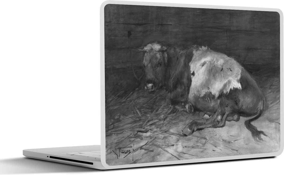 Afbeelding van product SleevesAndCases  Laptop sticker - 12.3 inch - jonge stier - Anton Mauve