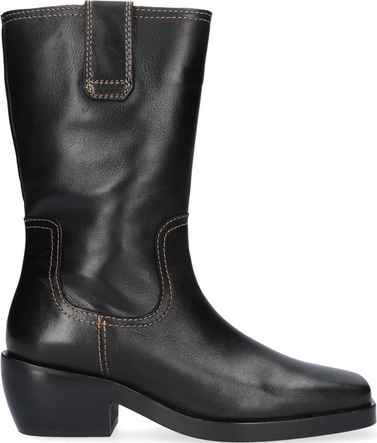 Scotch \u0026 Soda Hannah Mid Hoge laarzen - Dames - Zwart - Maat 38 | bol.com