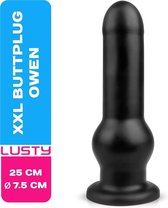 Lusty XXL Buttplug Owen - 25 cm - Anaalplug met Zuignap - Anaaltoys - Seksspeeltjes - Sex Toys