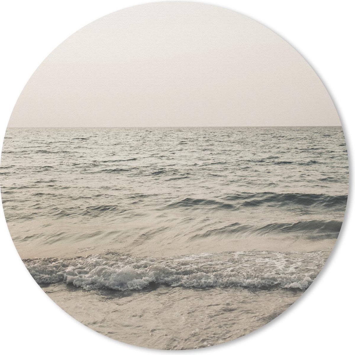 Muismat rond 30x30 cm - Mousepad Zomer - Zee - Groen - Ronde muismatten