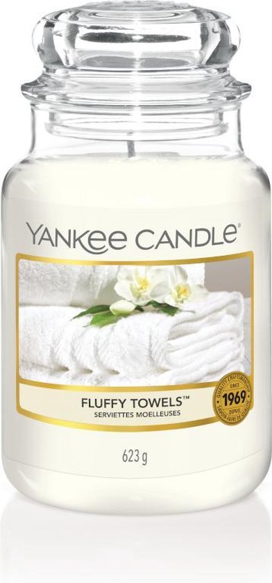 Bougie parfumée Yankee Candle Large Jar - Fluffy Towels | bol