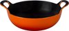 Le Creuset Wokpan / Balti Dish - Oranjerood - ø 24 cm / 2.7 Liter - Geëmailleerde anti-aanbaklaag