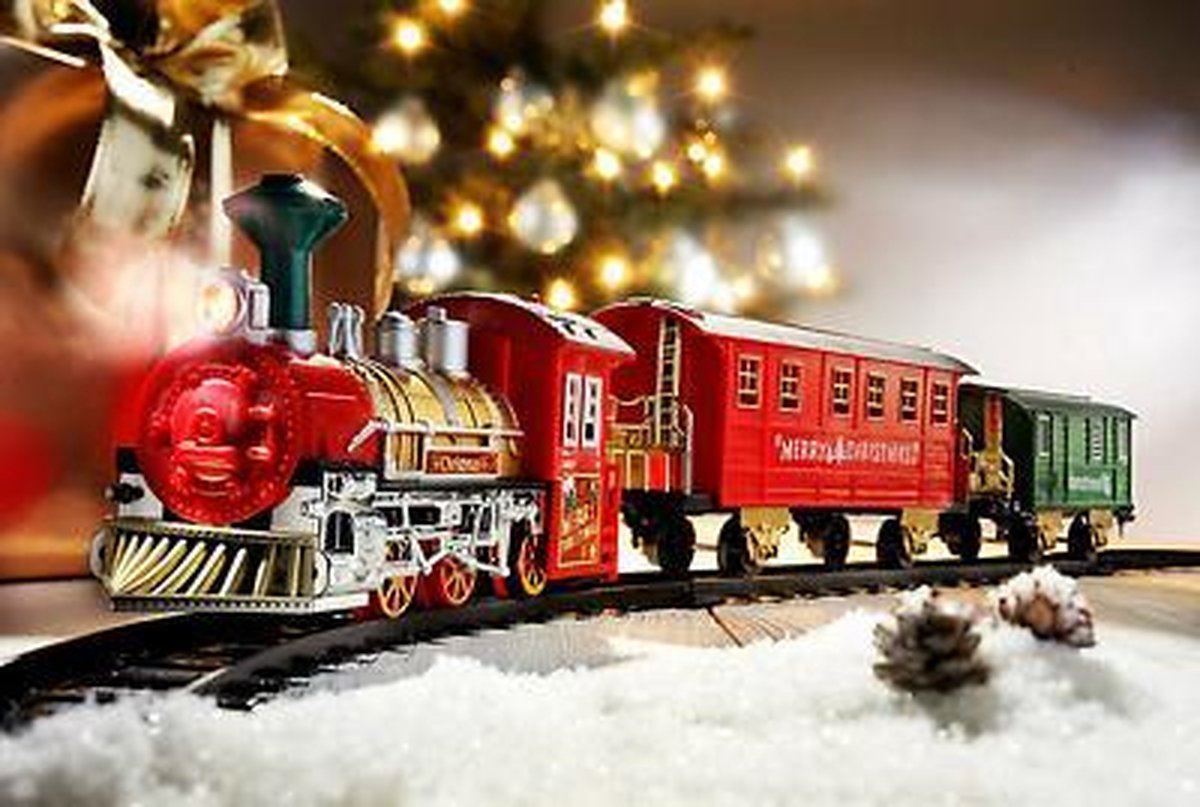 Trein set Deluxe Trein set speelgoed trein modeltrein kerst