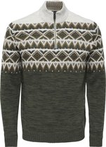 ONLY & SONS ONSNEW LUDVIG HALF ZIP KNIT Heren Trui  - Maat XL