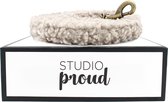 Studio Proud - hondenriem - Teddy Light - bronskleurige accessoires - te combineren met bijpassende halsband en bow tie