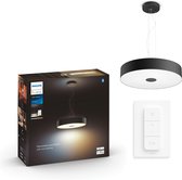 Bol.com Philips Hue Fair hanglamp - warm tot koelwit licht - zwart - 1 dimmer switch aanbieding