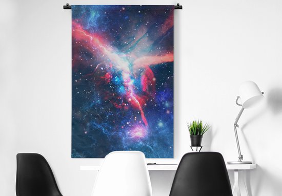 Tapisserie murale - Toile murale - couleurs - Espace - Lumière - 90x135 cm - Tapisserie