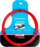 Hydraulische leiding Elvedes met PTFE voering en kevlar protectie - rood (3 meter op kaart)