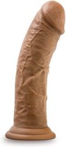 Dr. Skin - Realistische Dildo Met Zuignap 20 cm - Mocha - Sextoys - Dildo's