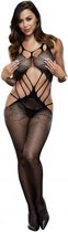 Baci - Criss Cross Kruisloze Catsuit - Sexy Lingerie & Kleding - Lingerie Dames