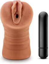 M for Men - Julieta Masturbator Met Bullet Vibrator - Vagina - Sextoys - Masturbators