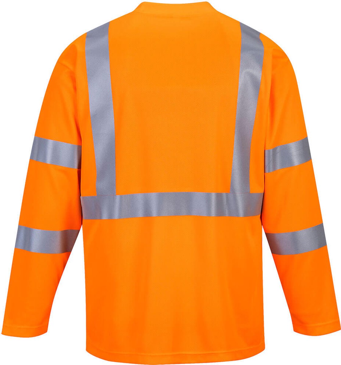 T-shirt De Sécurité Réfléchissant SMASYS - Manches Longues Haute Visibilité, Bleu/orange, Taille M
