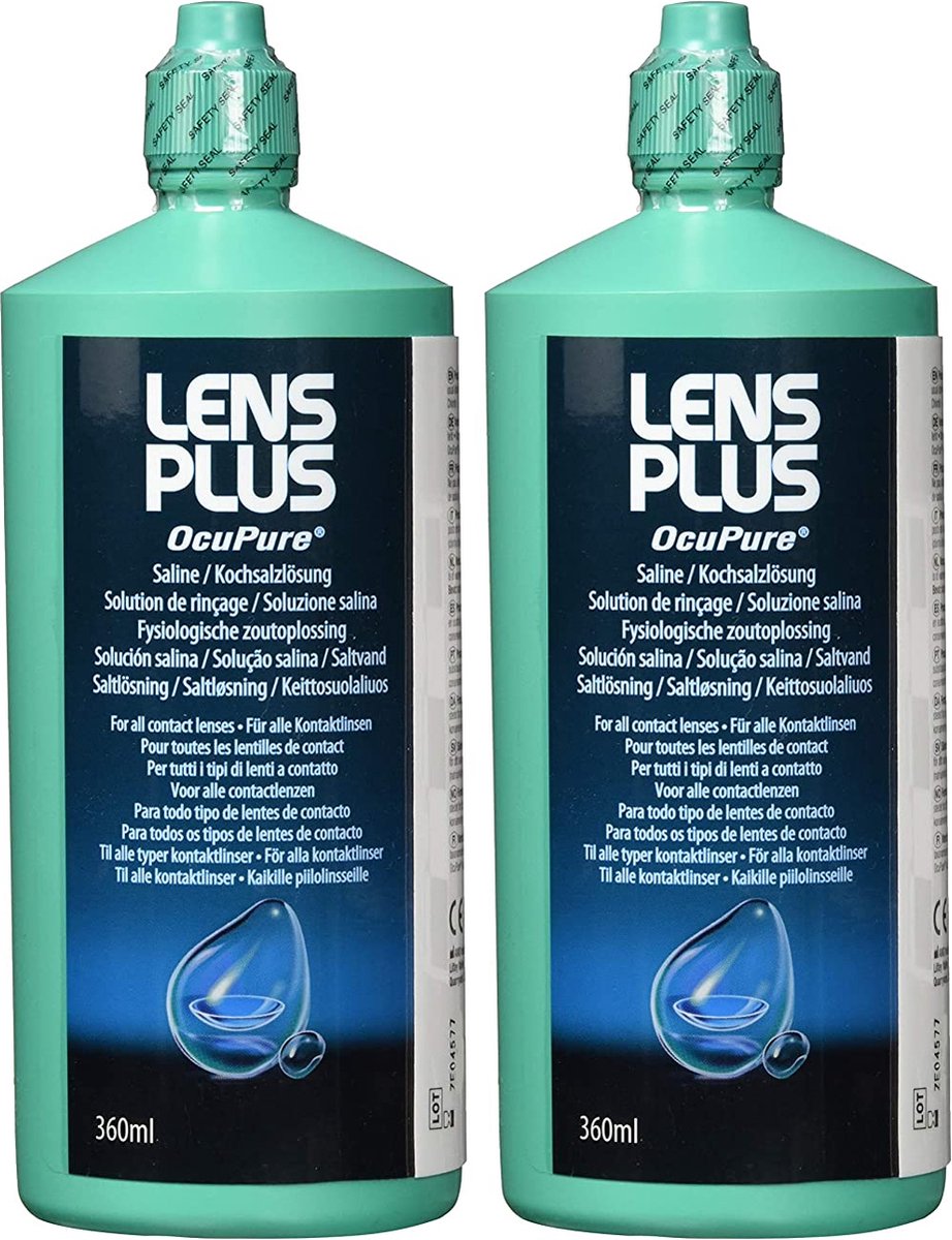 Lens Plus™ OcuPure™ Saline | 2x 360ml