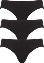 ten Cate  Basic women bikini slips (3-pack) - dames slips lage taille - zwart -  Maat: S