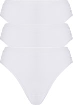ten Cate Basic women rio (3-pack) - dames slips lage taille - wit -  Maat: XL