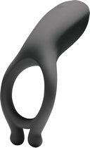 Oplaadbare Vibrerende Cockring - Grijs - Sextoys - Cockringen - Toys voor heren - Penisring