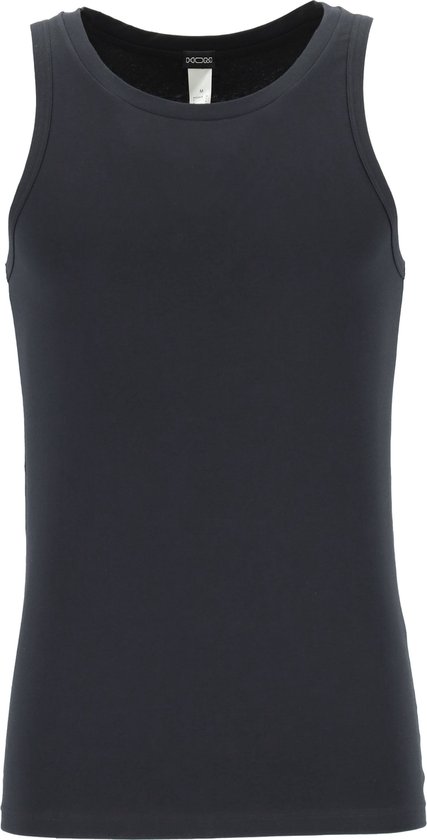 HOM Supreme Cotton tanktop (1-pack) - heren singlet - zwart - Maat: