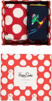 Happy Socks 2P Christmas Giftbox - Maat 41-46
