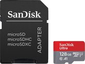 Sandisk - micro sd kaart - Geheugenkaart - 128GB - micro SDXC ultra - Class 10 - 100mb/s