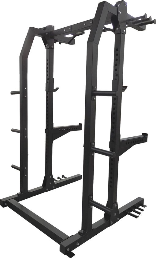 Foto: Pt essentials titan half rack squatrek squatrack squat rek commercieel inzetbaar 400 kg belastbaar voorzien van diverse opties