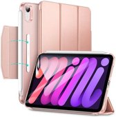 ESR - Apple iPad Mini 6 - Smart Tri-Fold Book Case Ascend - Roze Goud