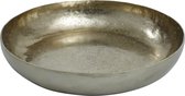 Decoratief dienblad - Blisse Bronze aluminium hammered bowl round - Large