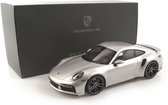 Porsche 911 (992) Turbo S 2020 GT Zilver Metallic 1:18 Minichamps ( Dealer )