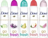 Dove Go Fresh Geschenkset - 5 x 150 ml - Voordeelverpakking