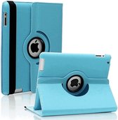 FONU 360 Boekmodel Hoes iPad 2 / 3 / 4 - Lichtblauw - Draaibaar