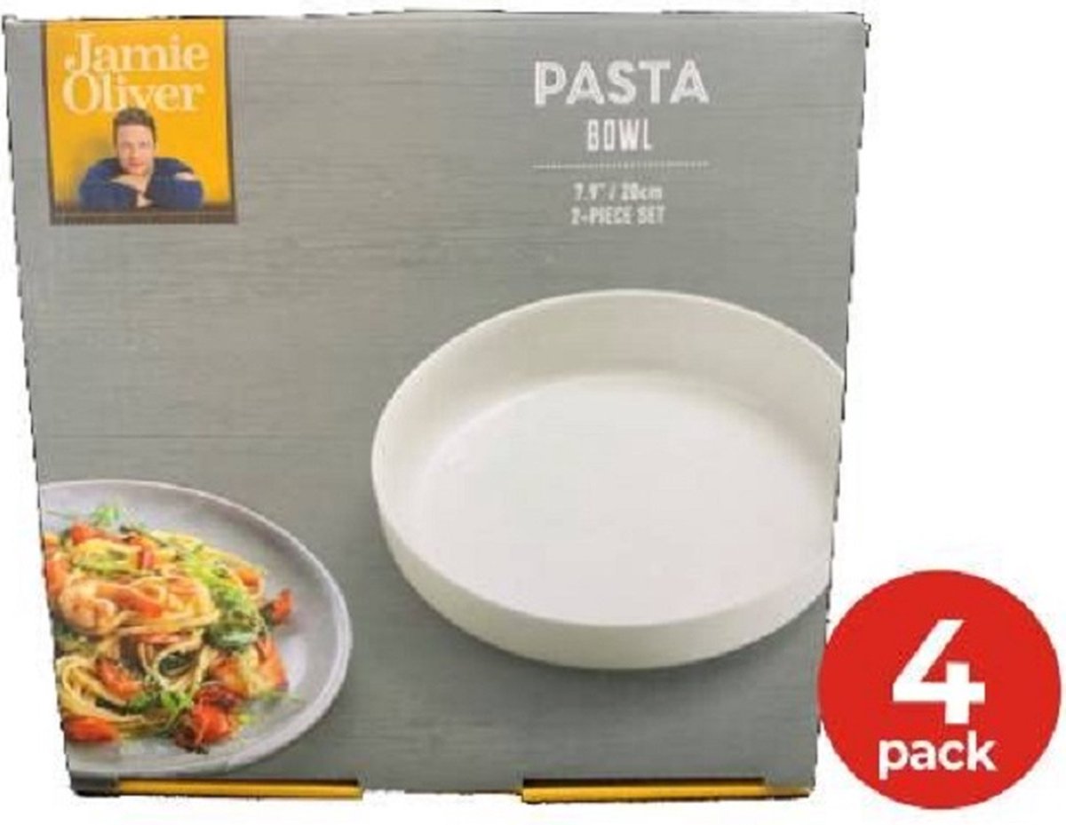 4 Jamie Oliver pastaschalen 20 cm