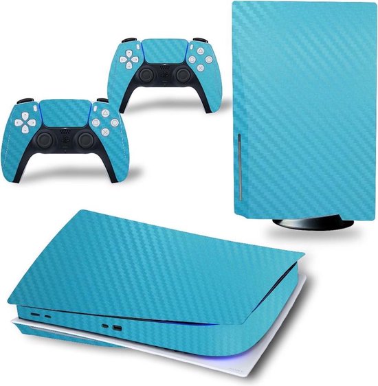 Playstation 5 Console + Controller Skin – Lichtblauw