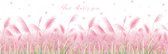 Muursticker Roze bloemen - Pink flowers  - Kinderkamer - Plint stickers - Muurdecoratie - Wandsticker - Sticker Voor Kinderen 60×90CM