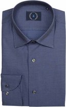 Bos Bright Blue 21307LE79SB Casual overhemd met lange mouwen - Maat XL - Heren