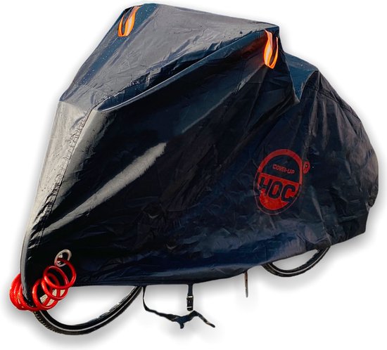 Fietshoes zwart voor fietsen van 20 inch / 150 cm (170x60x85) - Fiets Hoes in maat S van FIETSHOES — afbeelding 5