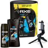 Axe Alaska Geschenkset - 3-Delig - Bodyspray Deodorant 150Ml - Douchegel 250Ml - Inclusief Selfie Stick