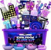 Original Stationery - Galaxy Slime Kit - Doe het zelf slijm set - Glow in The Dark Stars en slijmpoeder voor Glitter Slime & Galactic Slime