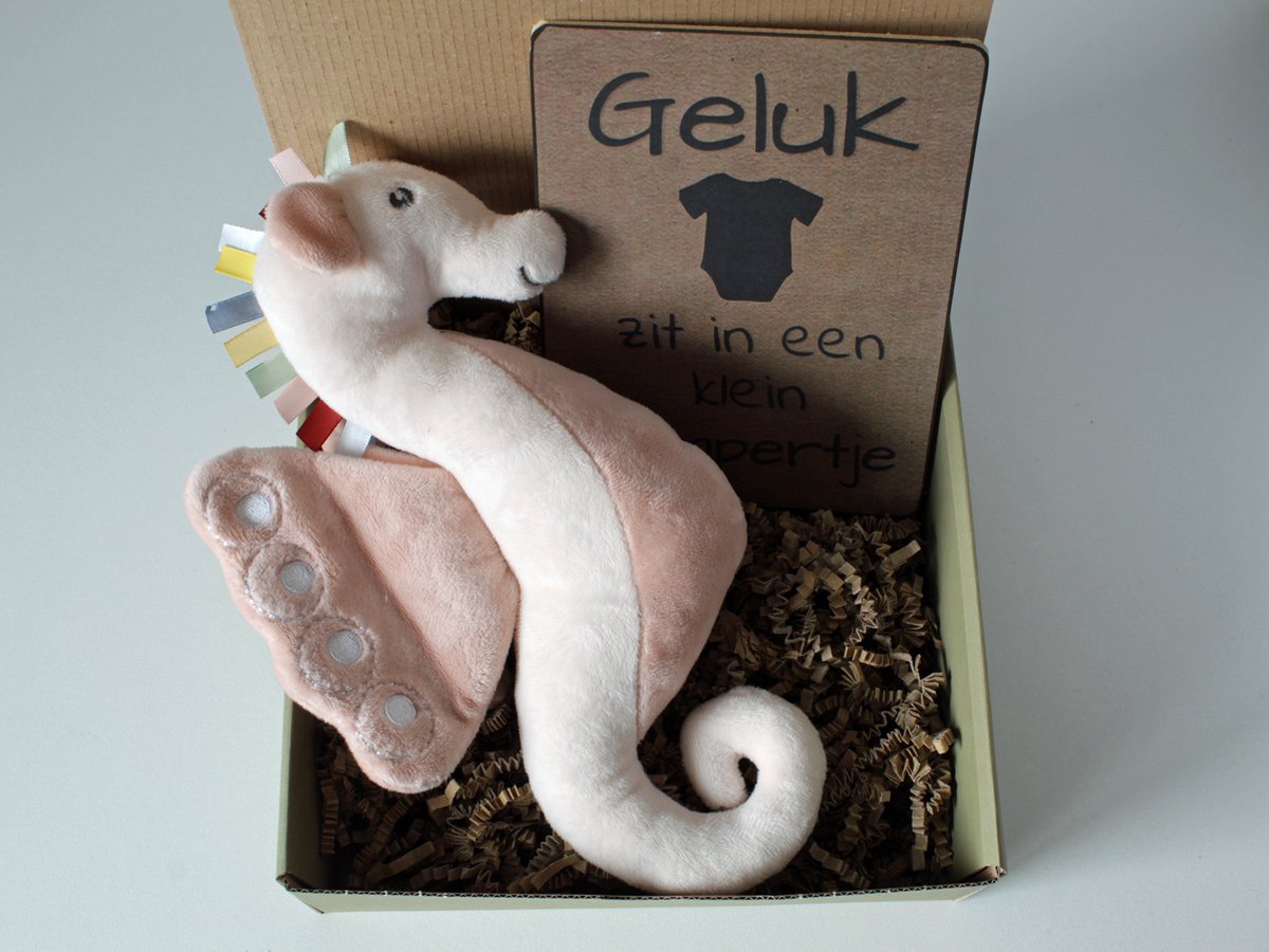 Goedkoopste Minibox Seahorse Shiva - cadeau zwangerschap - kraamcadeau - cadeau babyshower