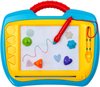 Playgo - Magnetisch tekenbord - Toys - Kinderen - Blauw/Geel - Draagbaar en Stevig - Inclusief Pen en Stempels