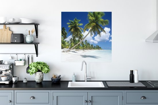 Affiche Plage - Palmier - Tropical - 75x75 cm
