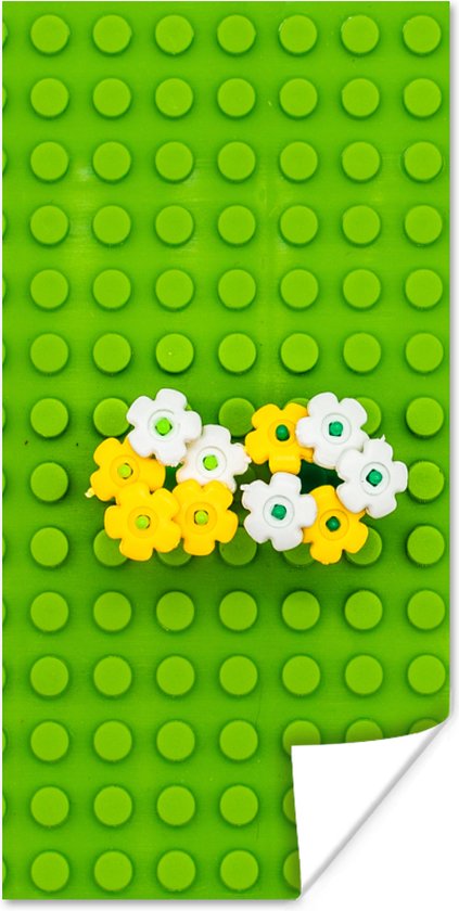 Poster sous-sol avec fleurs - 20x40 cm