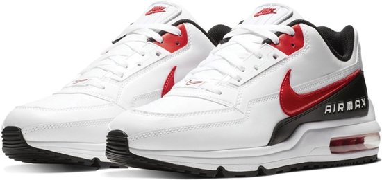 Nike Air Max LTD 3 Heren Sneakers - White/Univ Red-Black - Maat 46