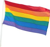 Orange85 Regenboog Vlag - Pride - 90 x 150 cm - Regenboogvlag - Polyester