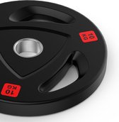 BD Sports Halterschijven / Halterschijf Fitness - 2x 2.5KG - Rubber - 50mm - Weight Plates
