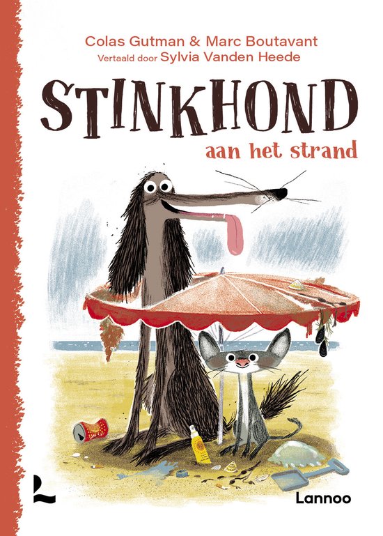 Stinkhond aan het strand - cover